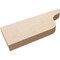 Ekena Millwork 2in. W x 8in. H x 20in. L Carmel Woodgrain TimberThane Rafter Tail, Primed Tan RFTUR02X08X20CARRCPR - alternate 3